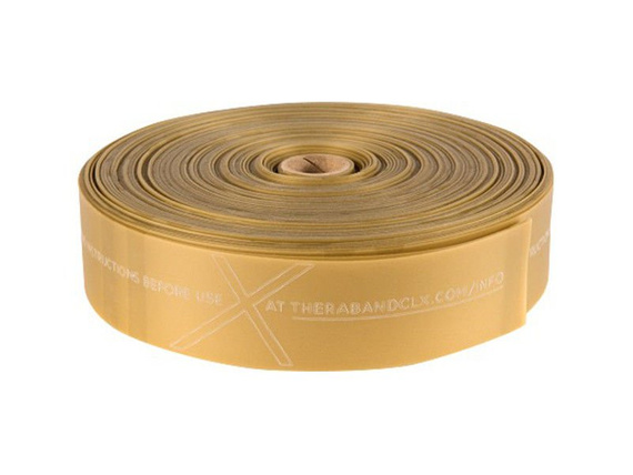 CLX Thera-Band tape 22m roll (maximum resistance - gold)