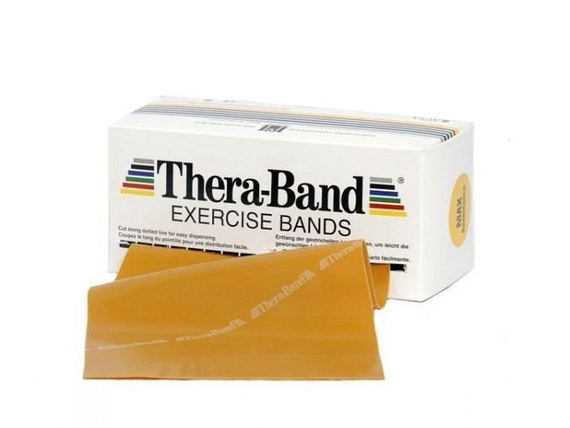 Thera-Band 45.5m rehabilitation tape (maximum resistance - gold)
