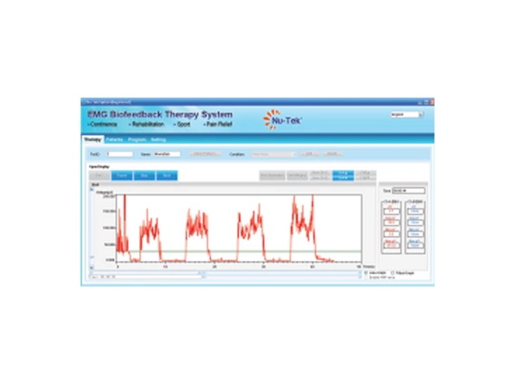  Nu-Tek software for diagnostics and trainingETS/EMG LES001