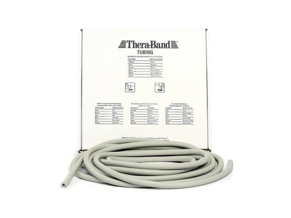 Thera-Band tubing 7,5 m in pieces (super strong resistance - silver)