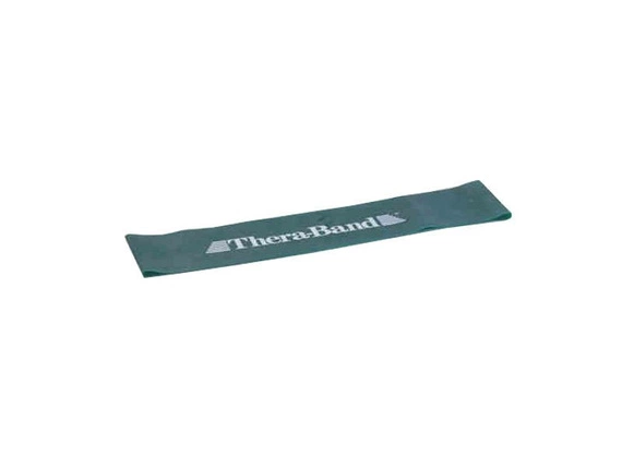 Theraband Professional Latex Resistance Band Loop, dimensions 7.6 x 30.5 cm (strong resistance - green)