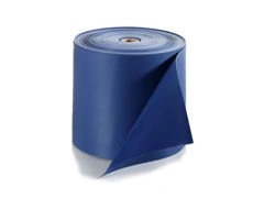 Taśma rehabilitacyjna bezlateksowa Thera-Band 45,5m (opór ekstra mocny - niebieska)