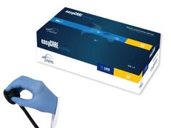 Rękawice nitrylowe, bezpudrowe Zarys easyCARE - niebieskie (100 szt.)