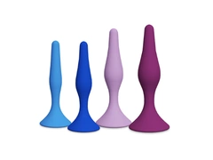 Dilatory analne Intimate Rose zestaw średni (rozmiary 3-6)