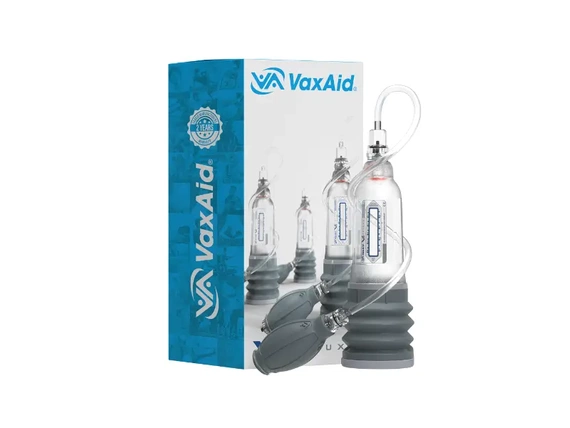 VaxAid Deluxe penis pump for the treatment of erections
