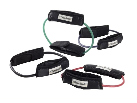 Thera-Band loop with padded cuffs (resistance especially strong - black)