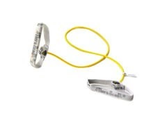 Rzemień rehabilitacyjny tubing Thera-Band z elastycznym uchwytem 1,4 m (opór słaby - żółty)