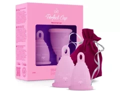 Kubeczek menstruacyjny Perfect Cup - zestaw różowy