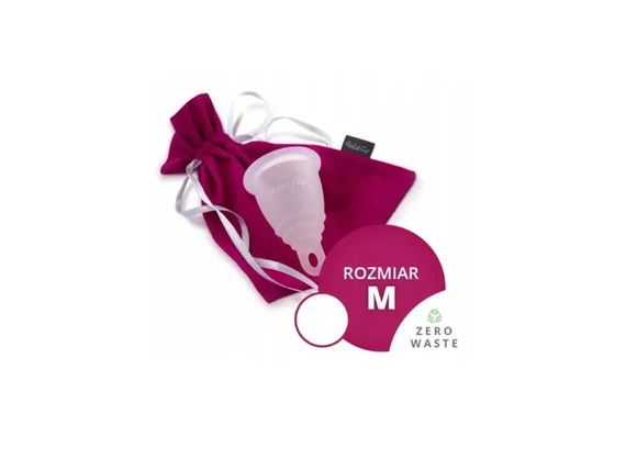 Kubeczek menstruacyjny Perfect Cup - Zero Waste transparentny