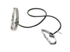 Rzemień rehabilitacyjny (tubing) Thera-Band z elastycznym uchwytem 1,4 m (opór specjalnie mocny - czarny)