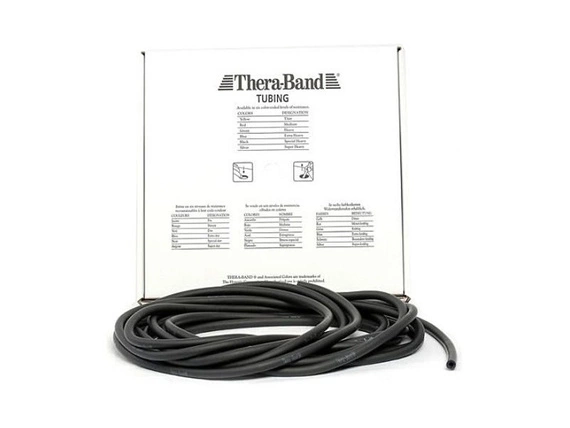 Thera-Band tubing 7,5 m in pieces (resistance especially strong - black)