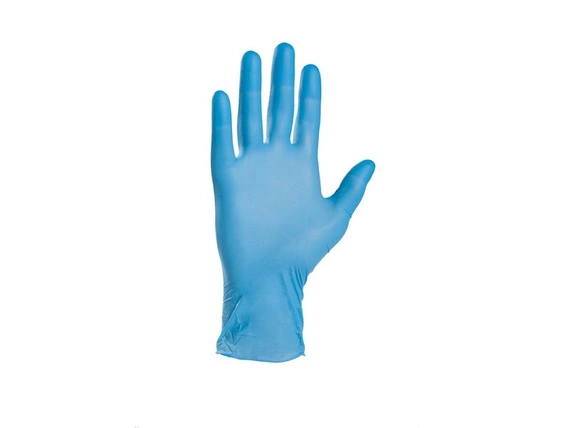 Rękawice nitrylowe, bezpudrowe Doman - niebieskie (200szt.)