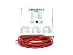 Rzemień rehabilitacyjny (tubing) Thera-Band 30,5 m (opór średni - czerwony)