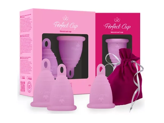 Perfect Cup menstrual cup - pink set