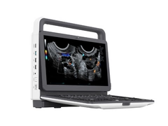 Mobilny aparat USG Zoncare M30 z głowicą liniową, convex i transwaginalną