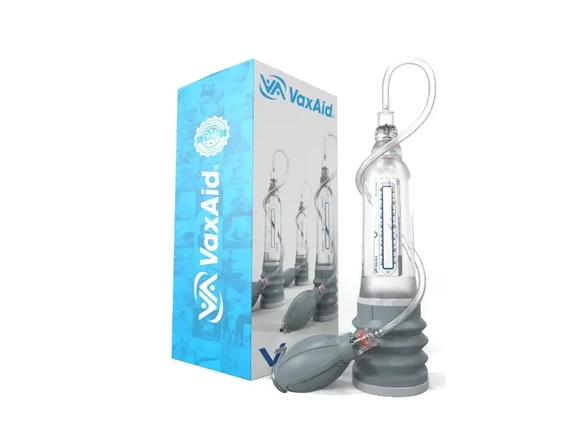 VaxAid Deluxe penis pump for the treatment of erections