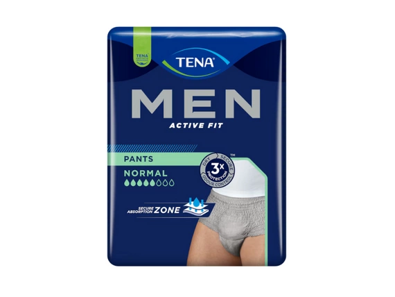 Majtki chłonne męskie na nietrzymanie moczu TENA Men Pants Normal Grey L/XL 30 szt.