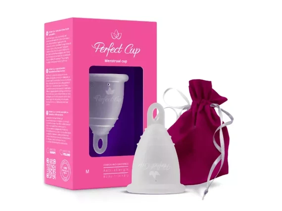 Perfect Cup transparent menstrual cup