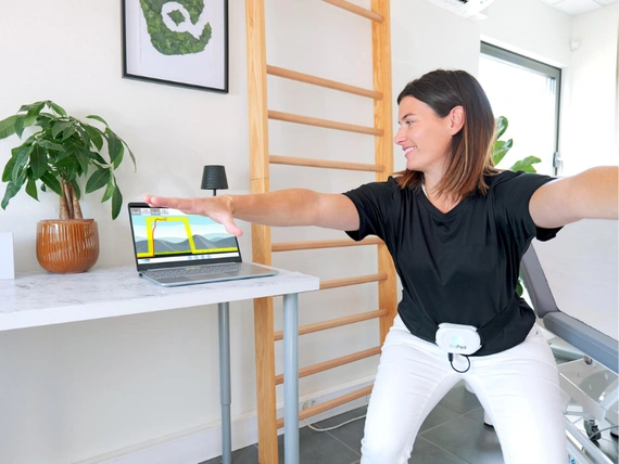 Bezprzewodowe urządzenie BioPod do biofeedback do aparatu Biostim