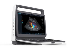 Mobilny aparat USG Zoncare M70 z głowicą liniową i convex