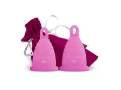 Kubeczek menstruacyjny Perfect Cup - Zero Waste zestaw różowy