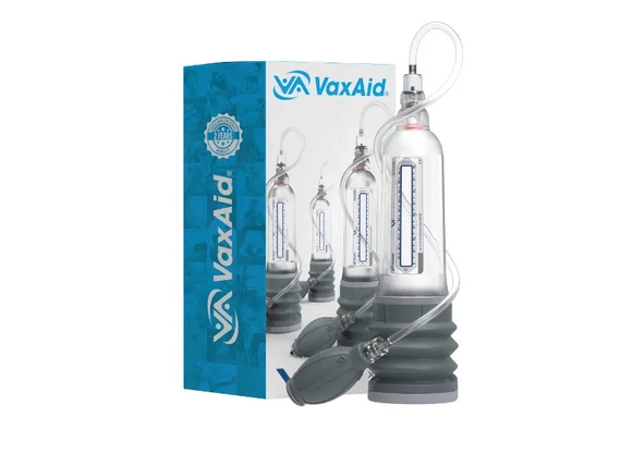 VaxAid Deluxe V9 penis pump for the treatment of erections